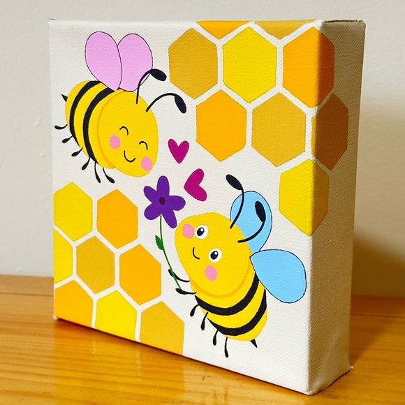 Honey Bees Painting - Picture 3 of 4